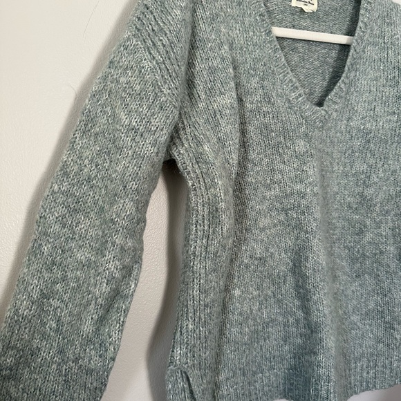 Hartford Blue Mohair Wool Blend Sweater - size 3 - Picture 4 of 10